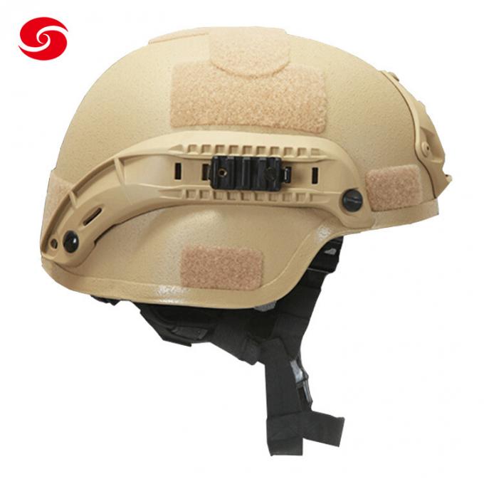 Caqui nós capacete da prova da bala do exército de Aramid do PE de Nij Iiia/capacete à prova de balas tático militar Mich da polícia