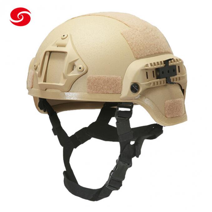 Caqui nós capacete da prova da bala do exército de Aramid do PE de Nij Iiia/capacete à prova de balas tático militar Mich da polícia