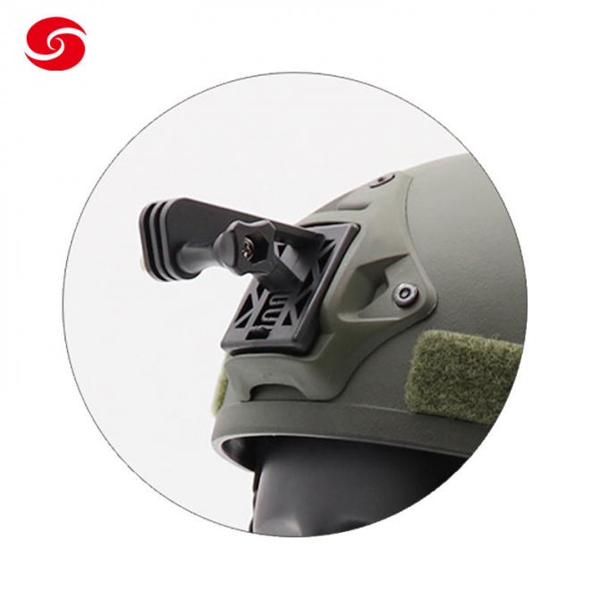 Adaptador básico da montagem do grampo da curvatura da correia do capacete das câmeras da ação para acessórios do capacete