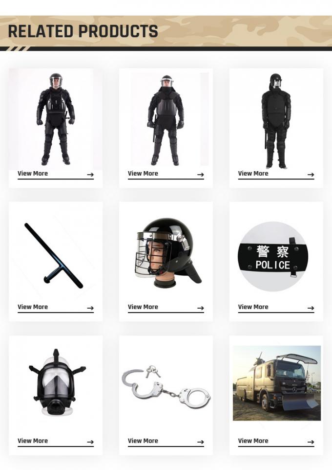 Terno durável da engrenagem de Armor Military Suit Anti Riot do corpo da polícia