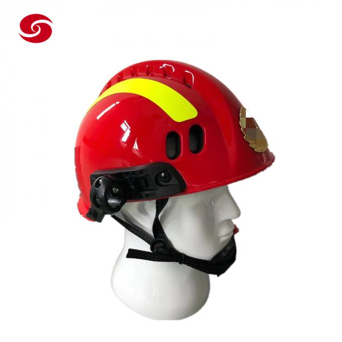 Chama protetora da luta contra o incêndio - capacete retardador do bombeiro da segurança/capacete do salvamento/capacete marítimo da polícia