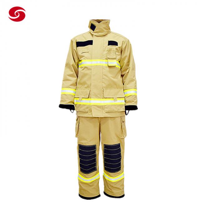 Nós terno da luta contra o incêndio de Ameriacn/chama padrão de Fire Resistant Suit do sapador-bombeiro Protective Clothing /En do sapador-bombeiro e terno resistente ao calor do bombeiro
